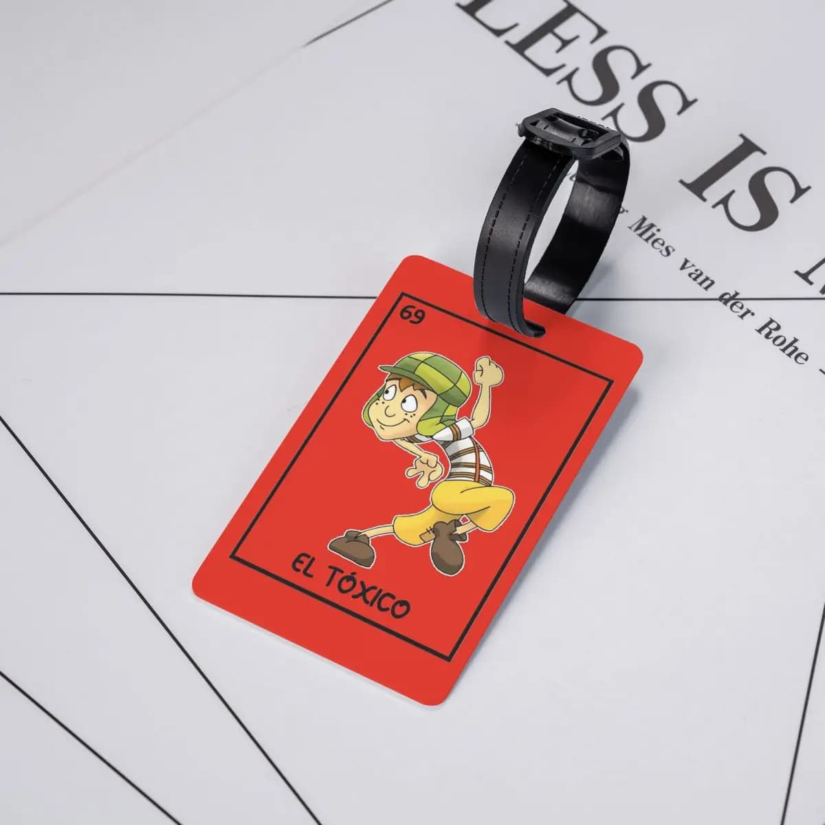Etichette per Bagagli El Toxico - El Chavo Del Ocho, Accessori per Valigie, Etichetta per Bagaglio da Viaggio, Porta Etichetta con Nome e Indirizzo