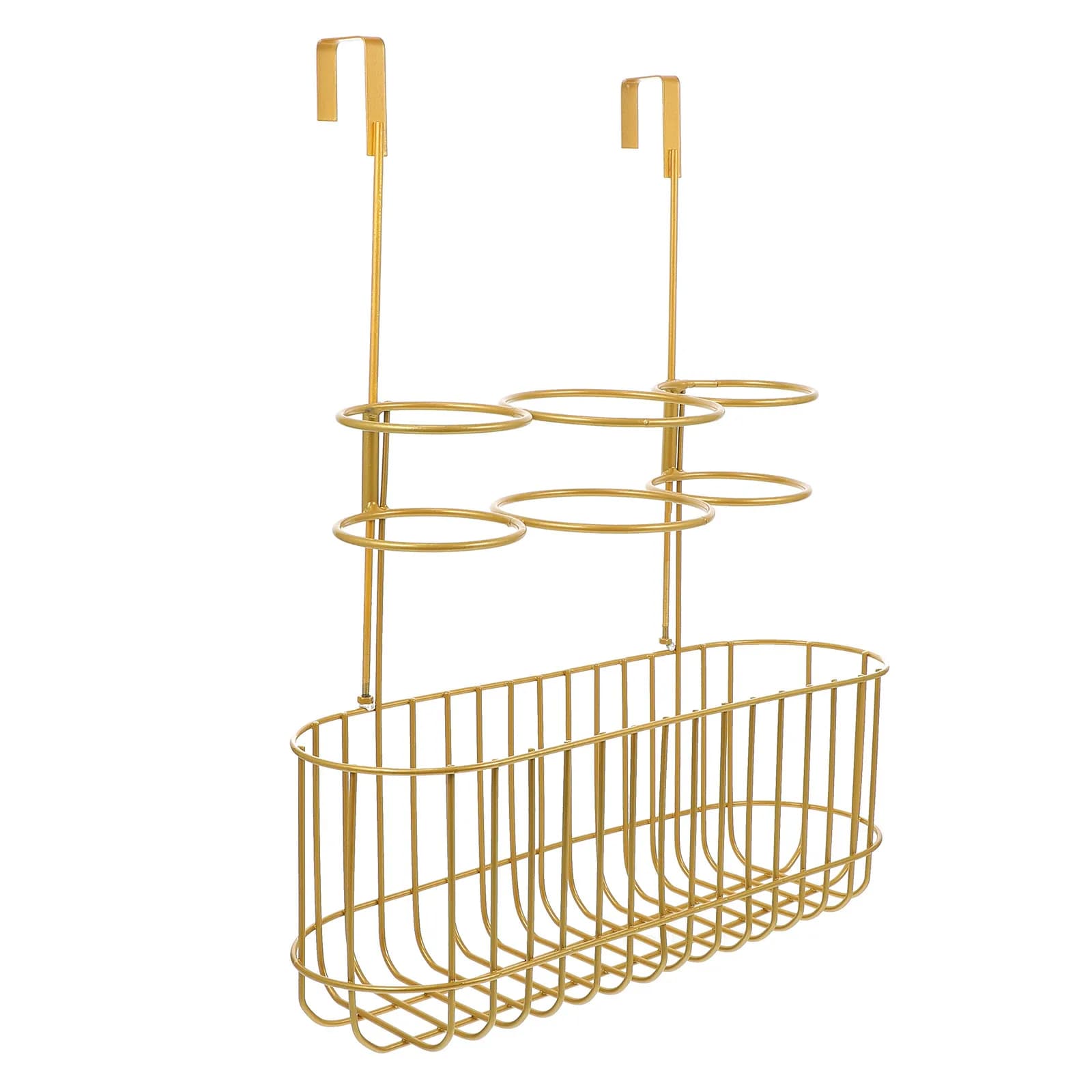 1Pcs Simple Style Wall-Mounted Sundries Shelf Iron Craft Multipurpose Hanger for Clothes Keys Hats Bags Space-Saving Living Room