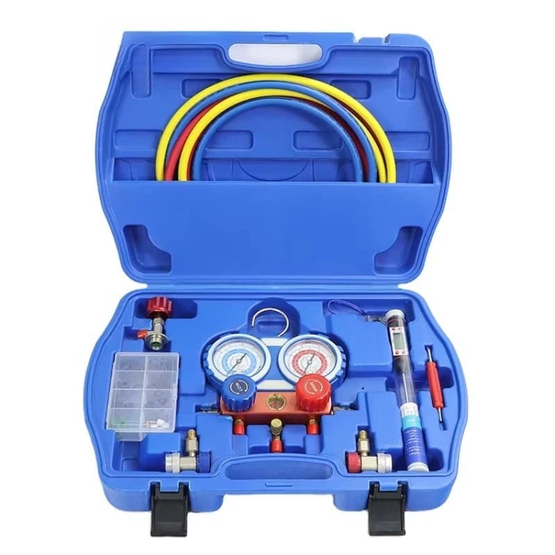 Set di Manometri Universali per Refrigerazione R134a, Strumenti per Aria Condizionata Auto