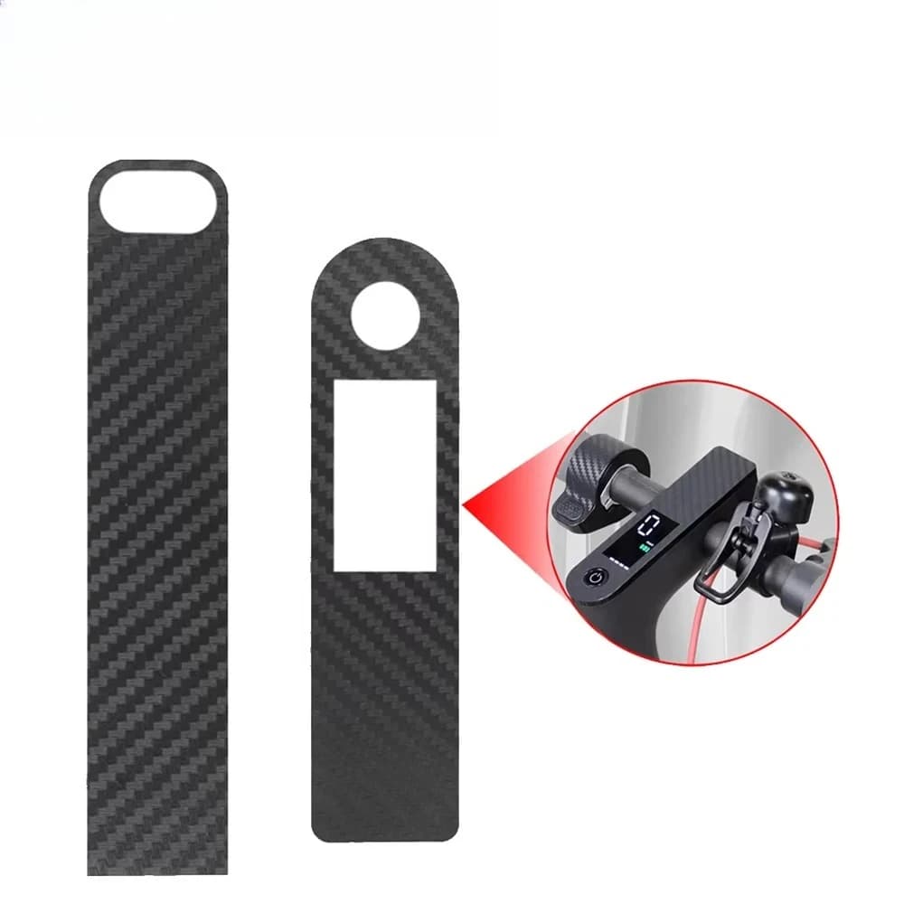 Pellicola protettiva Accessori per scooter Adesivo centrale in PVC in fibra di carbonio per scooter Accessori per scooter elettrici Xiaomi M365 Pro