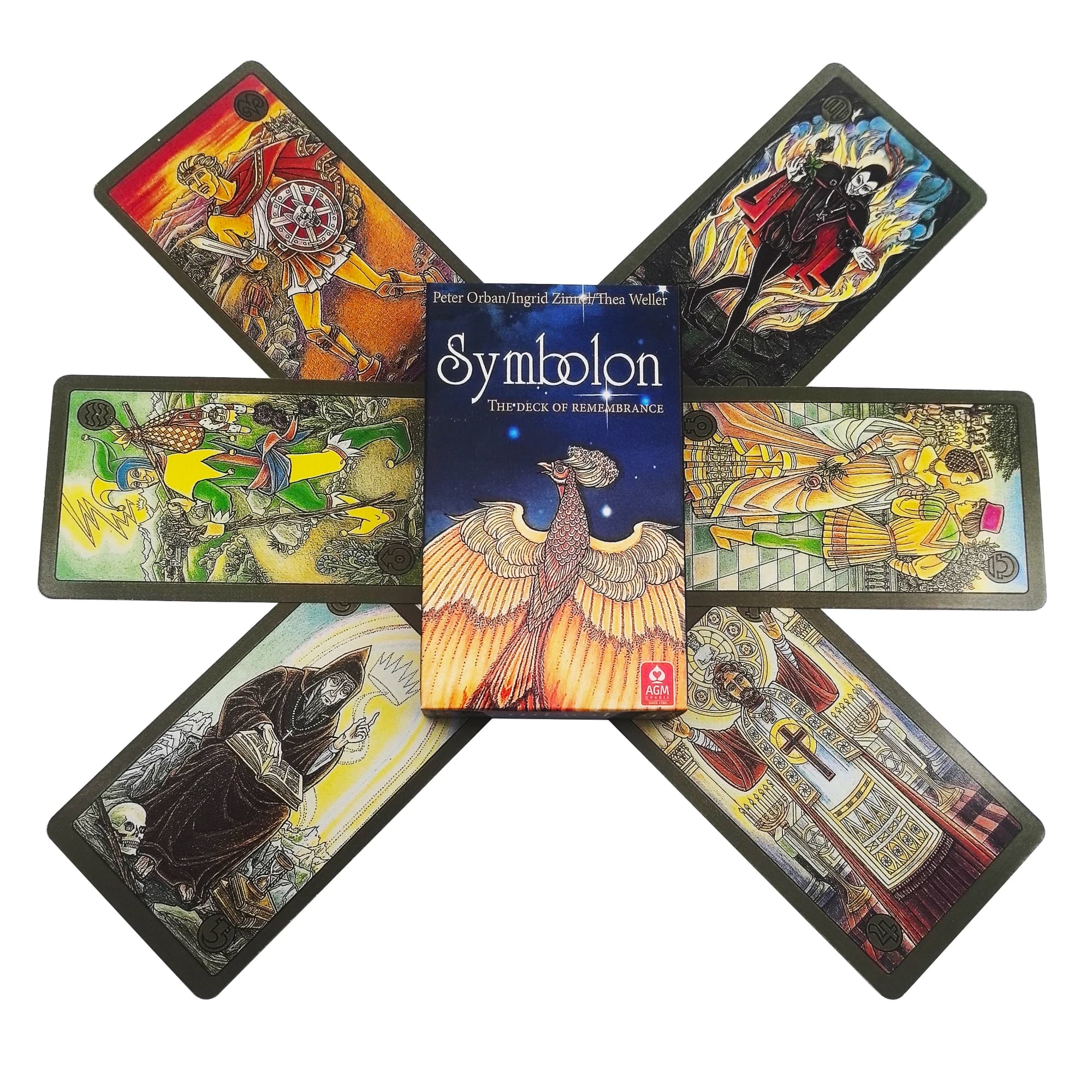 Carte dei tarocchi Symbolon Mazzo di divinazione Versioni inglesi Edizione Oracle Gioco da tavolo per regalo di festa