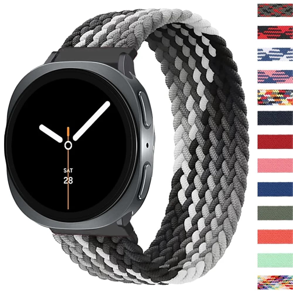 SOLO LOOP intrecciato per cinturino Samsung Galaxy Watch 8 40/44mm Accessori Bracciale in nylon correa galaxy watch 8 cinturino classico 46mm