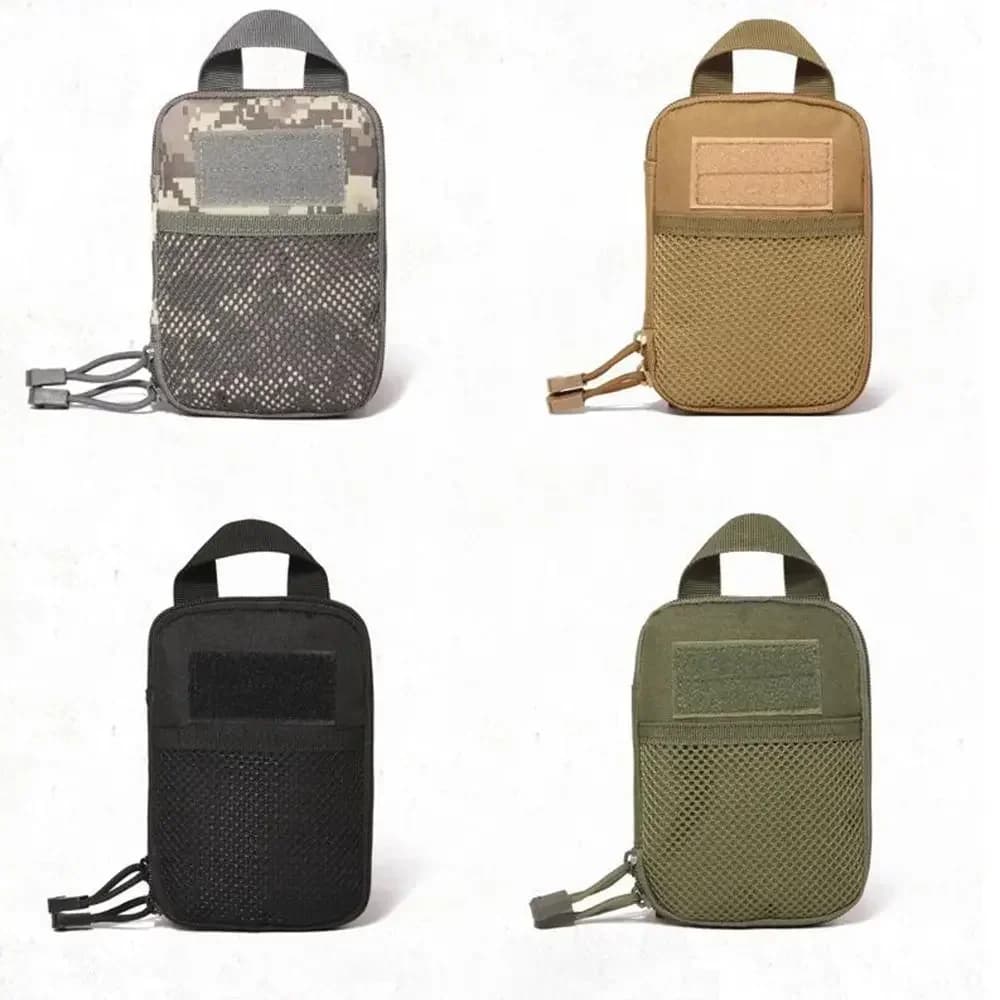 Tactical Molle Waist Bag Waterproof Phone Pouch Outdoor EDC Medical Utility Cycling Running Hiking Travel Fanny Belt Pack Unisex