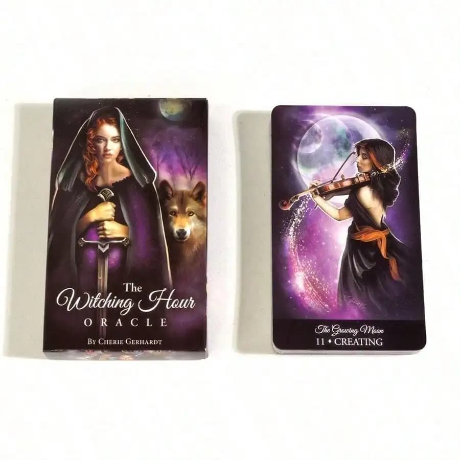 The Witching Hour Oracle Cards Deck T Card Divination Fate Party Gioco da tavolo per famiglie