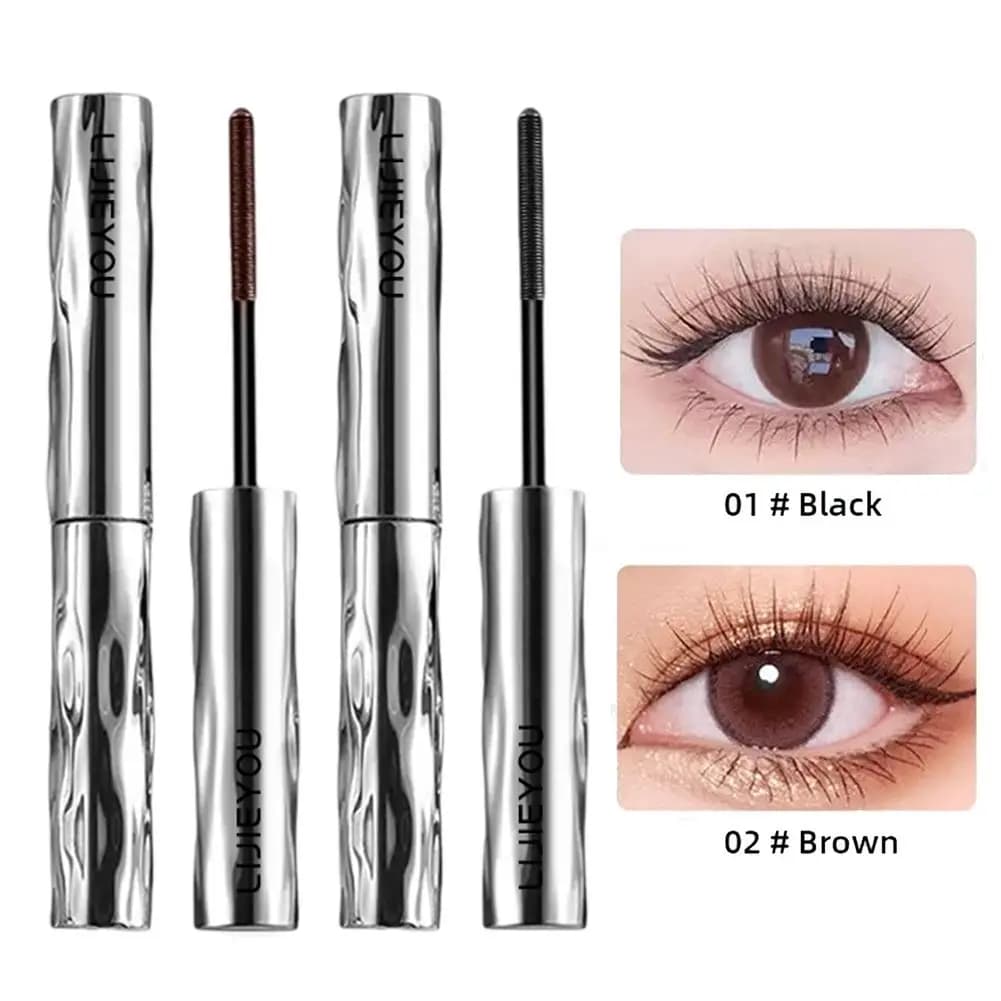 Mascara in Steel Pipe Small Silk Fiber Non-slip Natural Long Life Primer Black Extension Cosmetic Eyelash