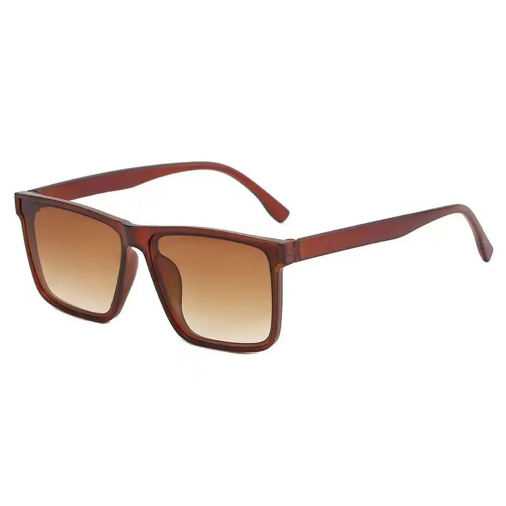 Punk Square Frame Sunglasses Simple Sun-Protective Driving Glasses Street Photos Summer Decoration Black Shades Glasses