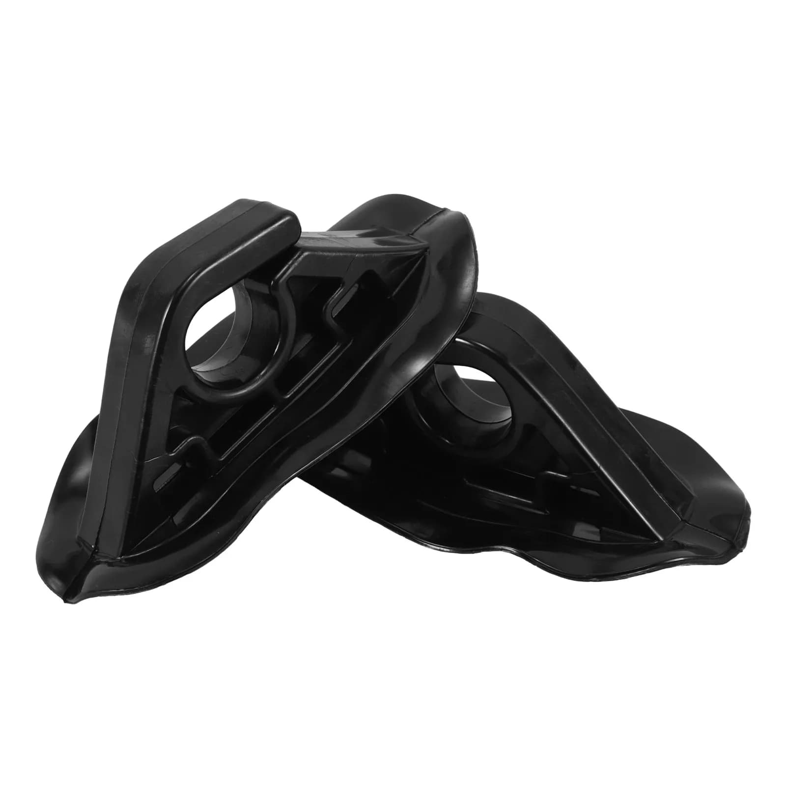 2 Pezzi Clip Porta Pagaia per Barca, Supporto Elastico Premium in PVC per Pagaie, per Kayak, Gommoni, Canoe, Montaggio Laterale Sicuro
