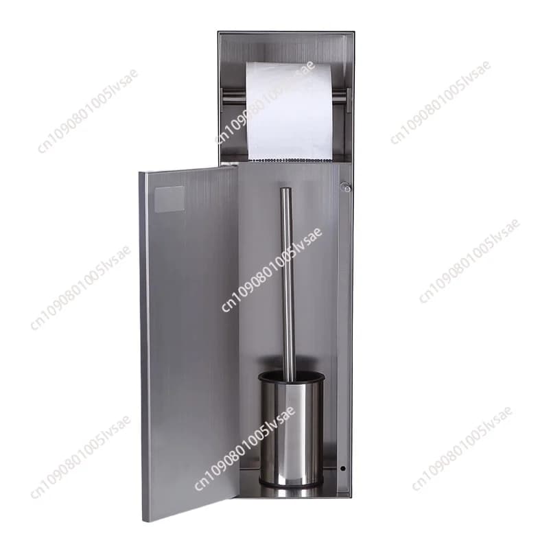 Toilet Paper Storage Roll Holder Stainless Steel Shower Niches in Wall Toilet Paper Storage