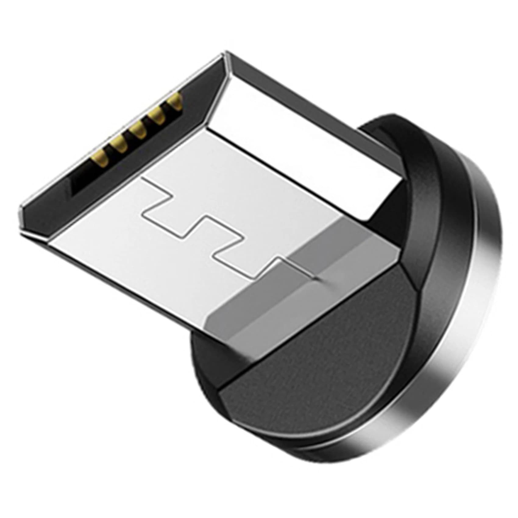 Daily 5X Cavo magnetico rotondo Spina per telefono Android Magnete Spina per caricabatterie Adattatore di ricarica rapida Micro-USB