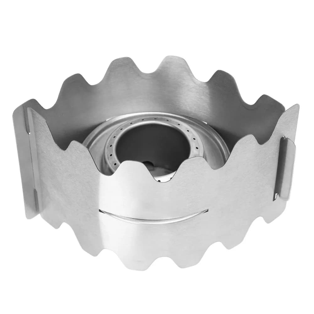 Durable Stainless Steel Portable Alcohol Stove Ultralight Mini Backpacking Stove Camping Stove Camping
