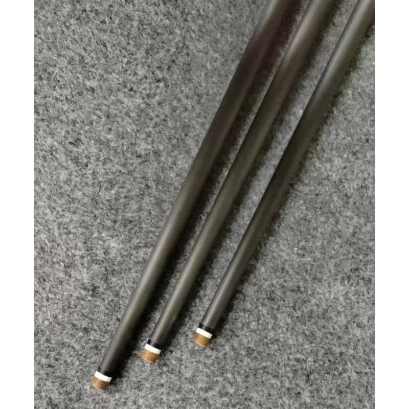 High Quality Carbon Fiber Pool Cue Shaft Custom 58 Inches Stick 1/2 Split Carbon Fiber Snooker Pool Cue