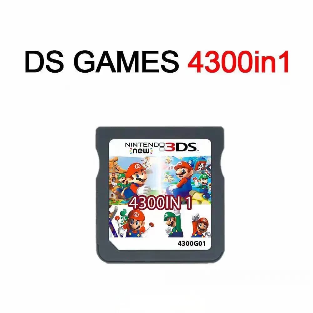 Cartuccia di Gioco NDS 4300IN/482IN1/500IN1/Versione USA Versione Inglese NDS/2DS/3DS Scheda di Raccolta Giochi Universale