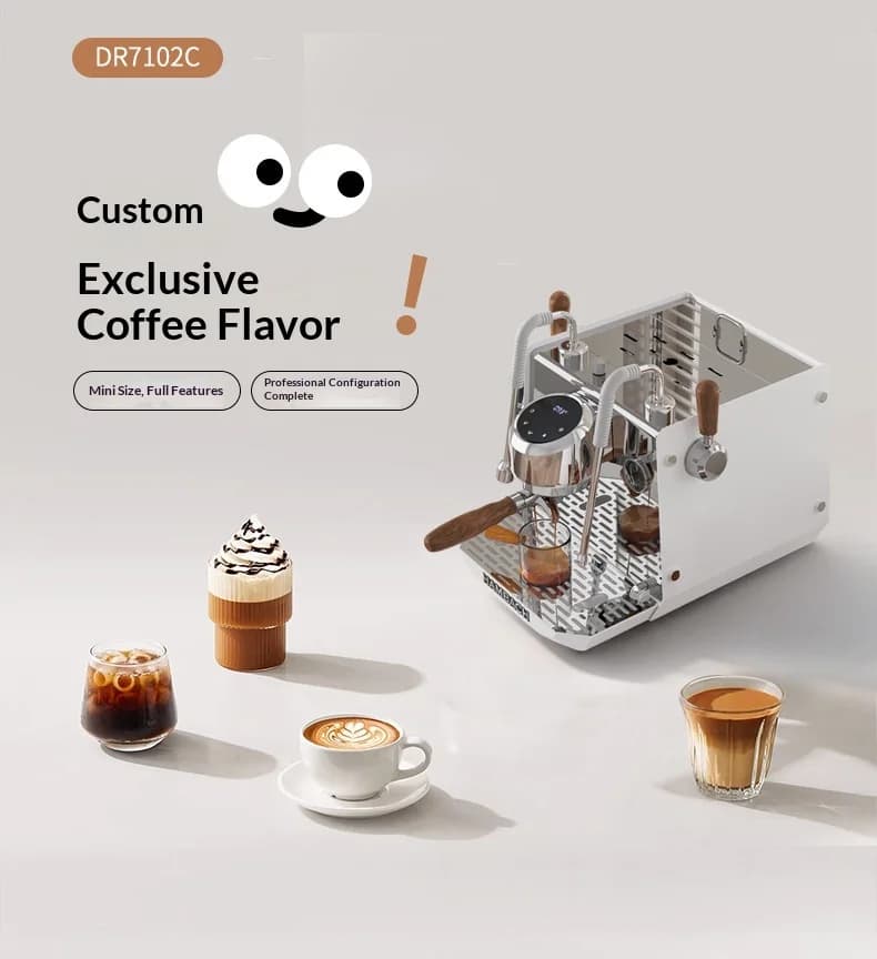 Semi Automatic Touch Screen 3D Coffee Printer Latte Maker 40 Oz Capacity 9 Bar Pressure Food Grade Ink for Home Cafe