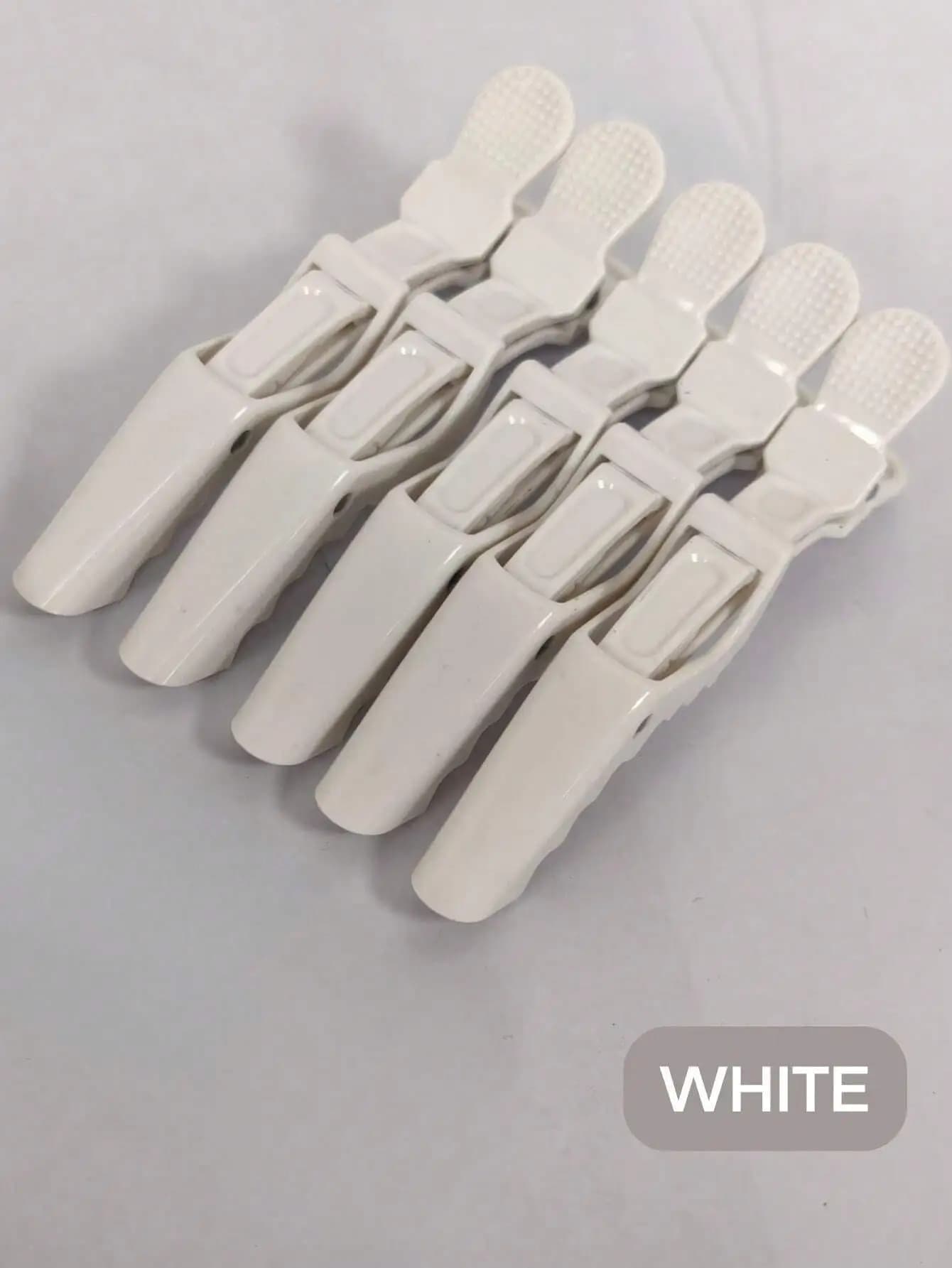 5 fermagli professionali per capelli in coccodrillo, per stirare, tagliare e tingere, strumenti antiscivolo per lo styling dei capelli
