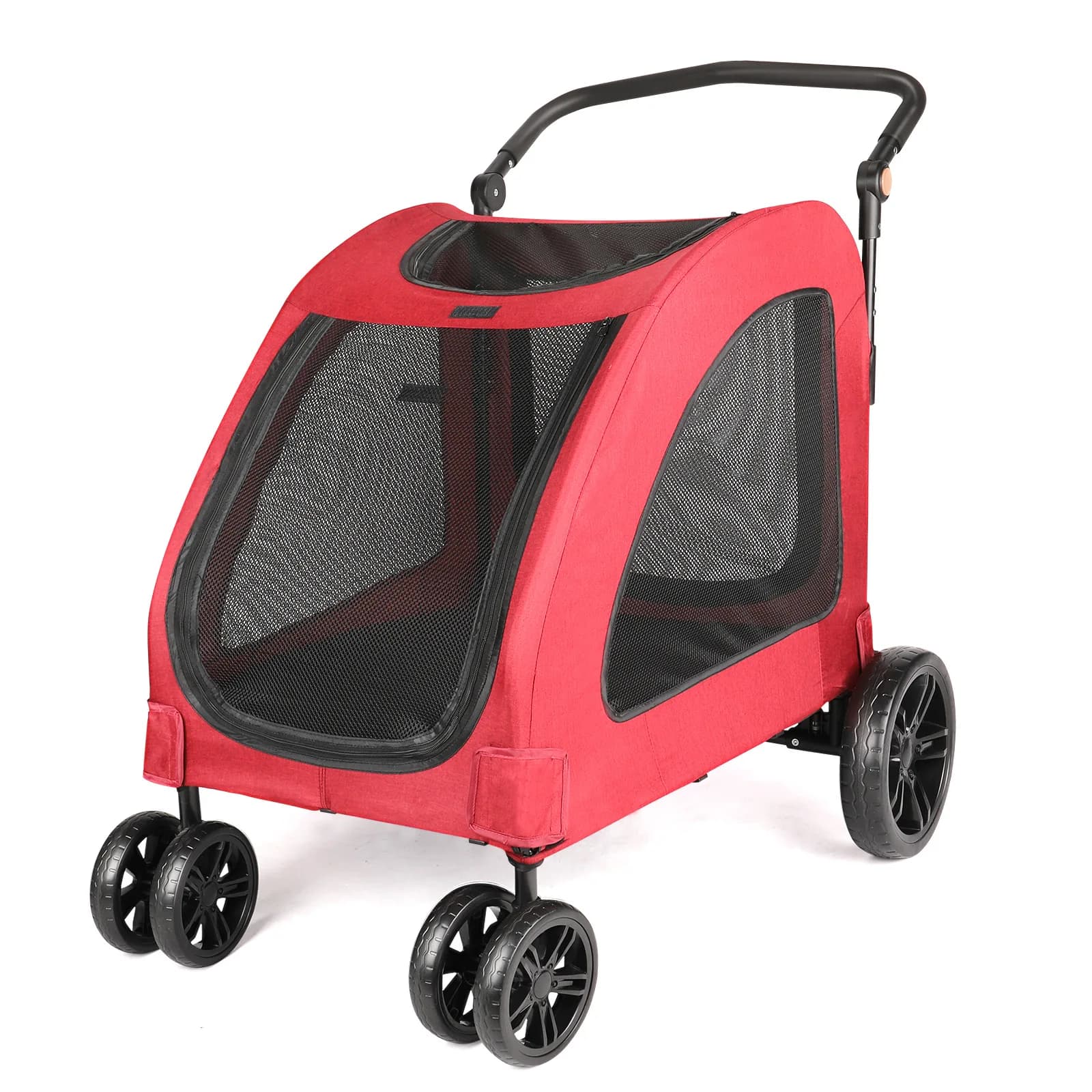 Passeggino di lusso personalizzato per cani di taglia grande, medio e extra grande.