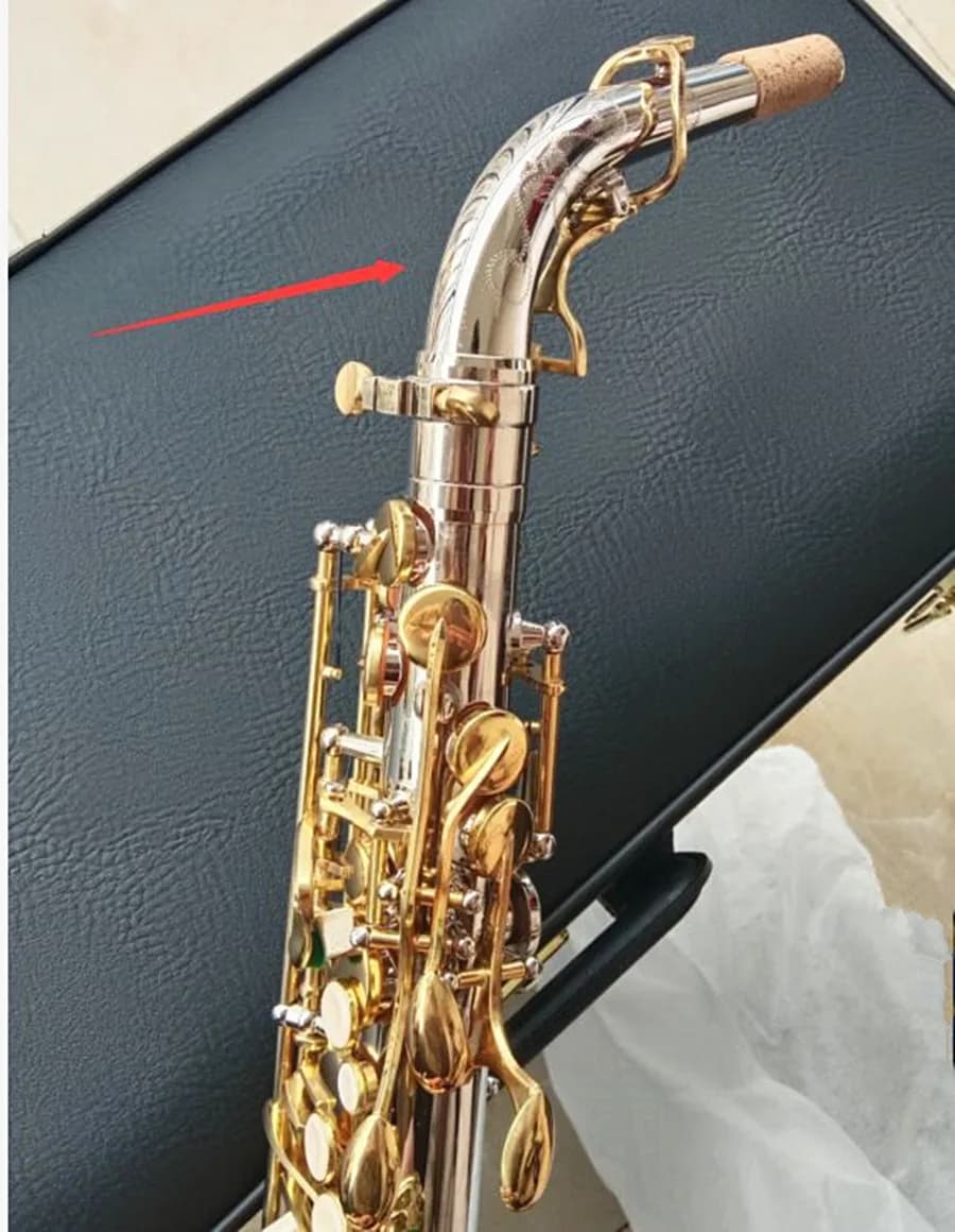 Alto Saxophone Bent Neck Saxophone Bent Neck Tube Gold Plated / Silver Plated / Black Nickel Gold Musical Instrument Accessories