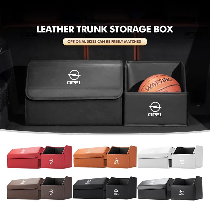 Car Trunk Storage Box Multiuse Portable Storage Organizer Tools Accessories For Opel Zafira Meriva Mokka Vivaro Vectra Antara