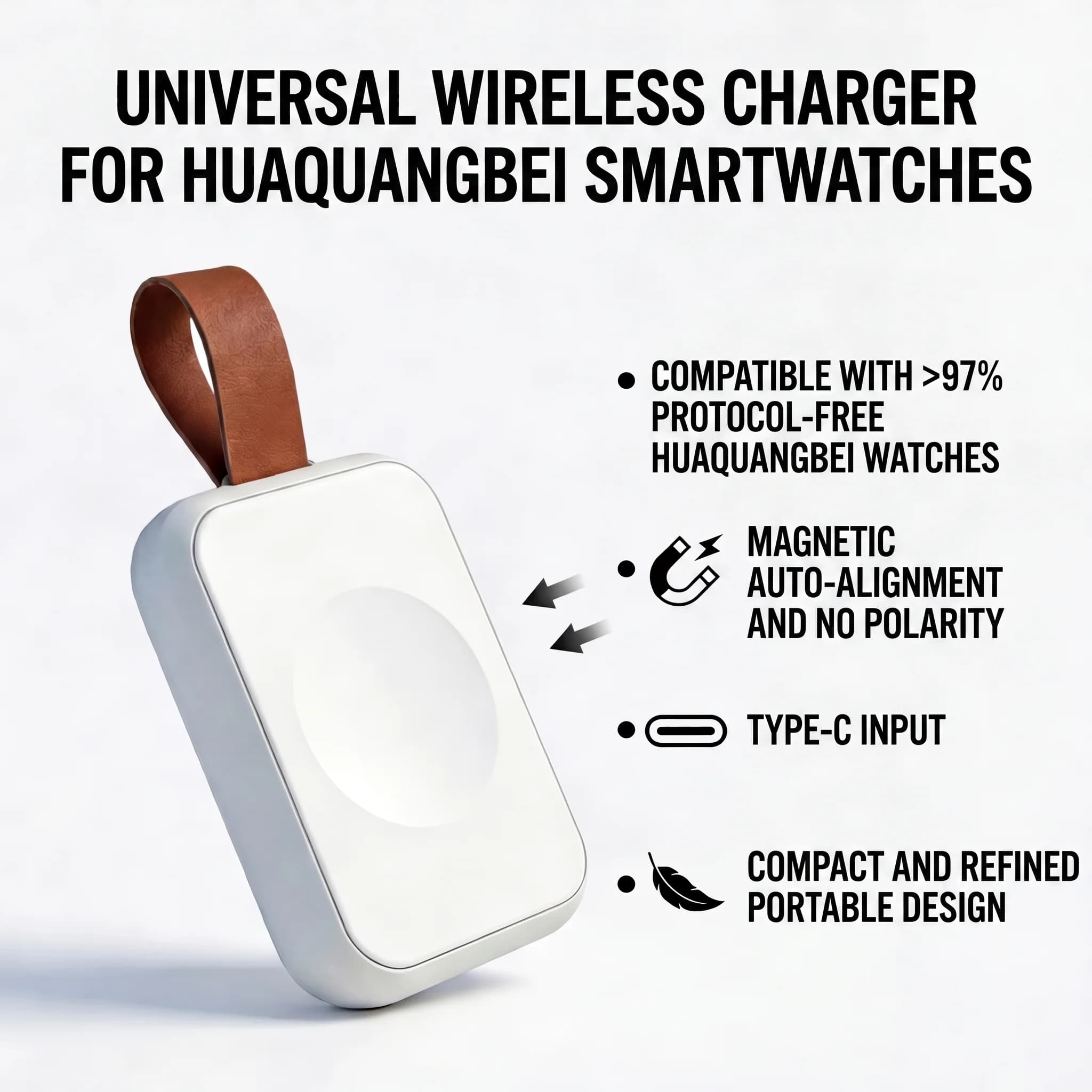 USB Wireless Magnetic Charging Dock For S8 Pro S7 Pro DT3 DT7 Smart Watch 5V 1A Charger Cable