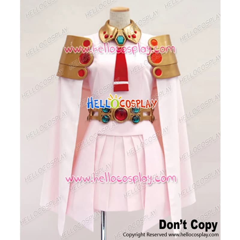 Tengen Toppa Gurren Lagann Beastmen War arc Nia Teppelin Costume Cosplay Anime Pre-Timeskip Abito rosa H008