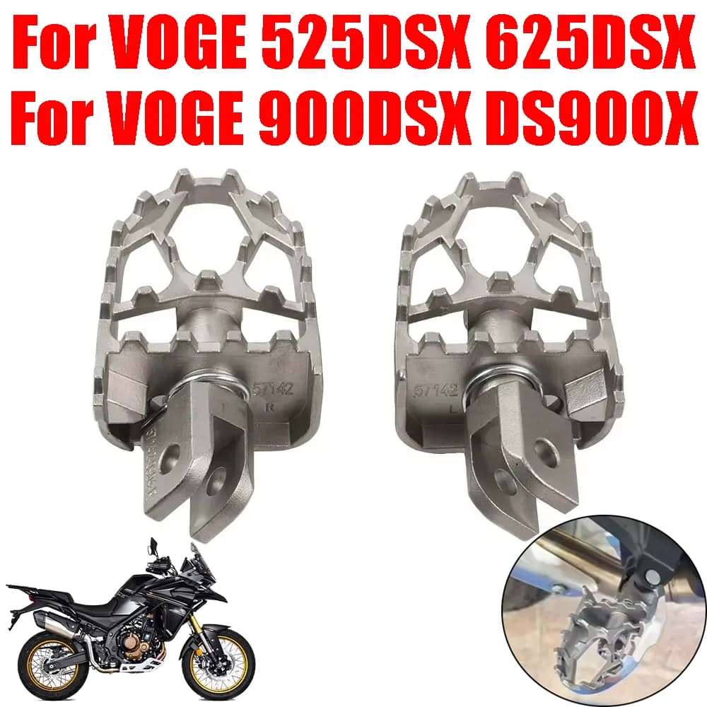 For VOGE DSX 900 625 525 DSX DSX525 DSX625 DSX900 900DSX 625DSX 525DSX DS525X DS625X Footrests Footpeg Foot Pegs Rests Pedals