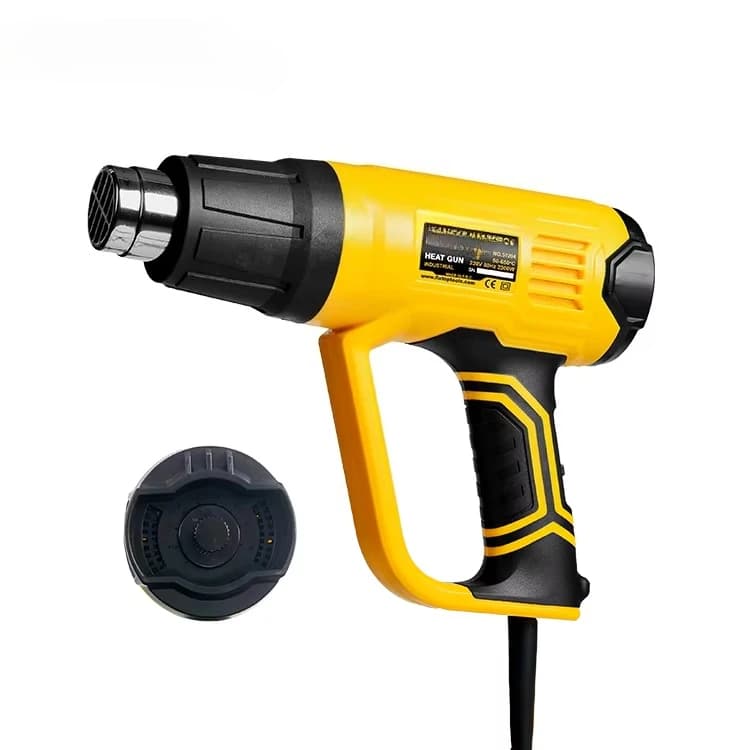 Pistola ad aria calda 2300w Fe Cr Al Lega Filo di riscaldamento Temperatura 1400 gradi Ventilatore Pistola ad aria calda di calore elettronico