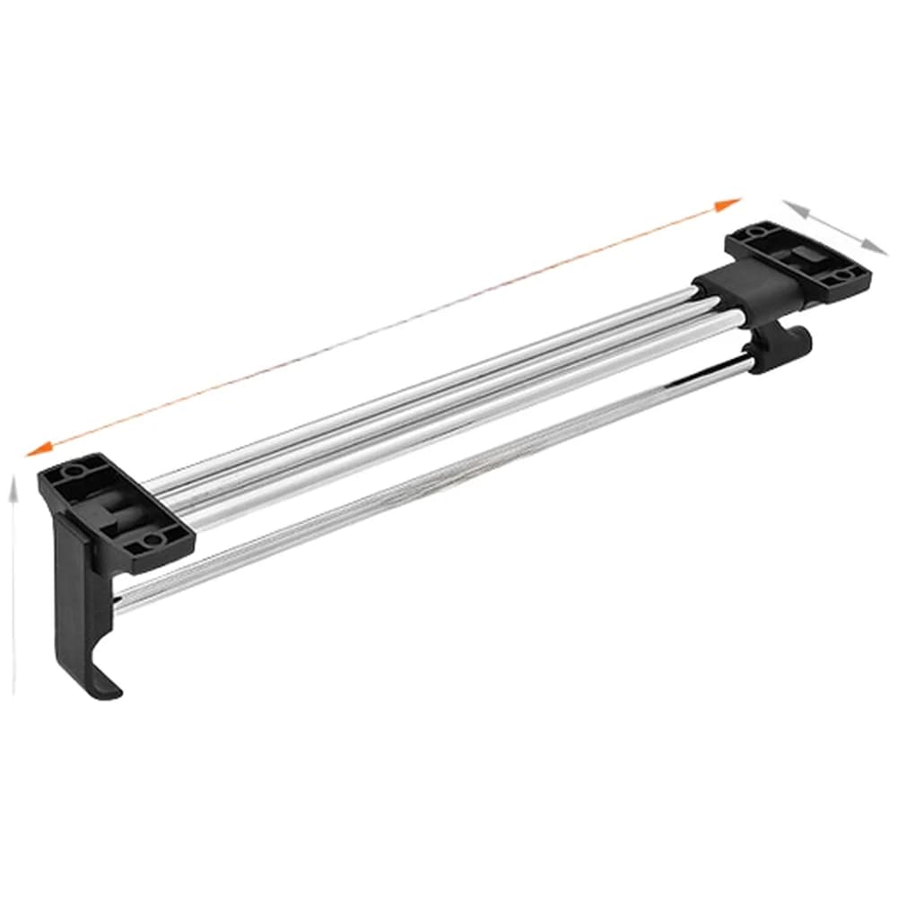 Retractable Drawer Style Clothes Hanger for Wardrobe Iron and Aluminum Alloy Sliding Rail Pant Organizer 35 6 7.5cm 40 6 7.5cm
