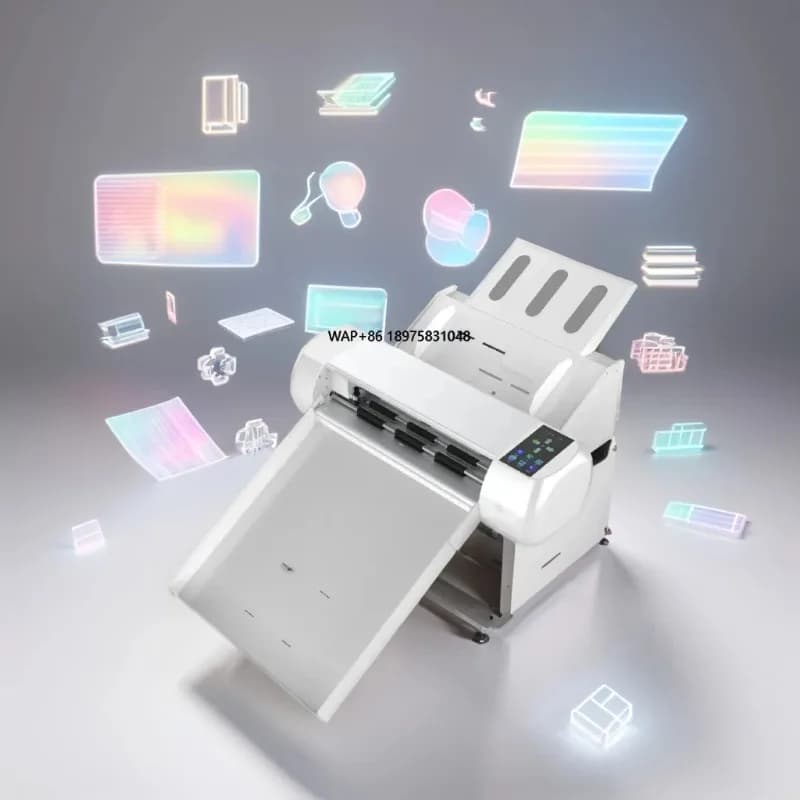 Digital Post-printing Equipment Auto Loading CCD Sensor Contour Die Cutting Machine for Vinyl Sticker Multi-sheet Label Cutter
