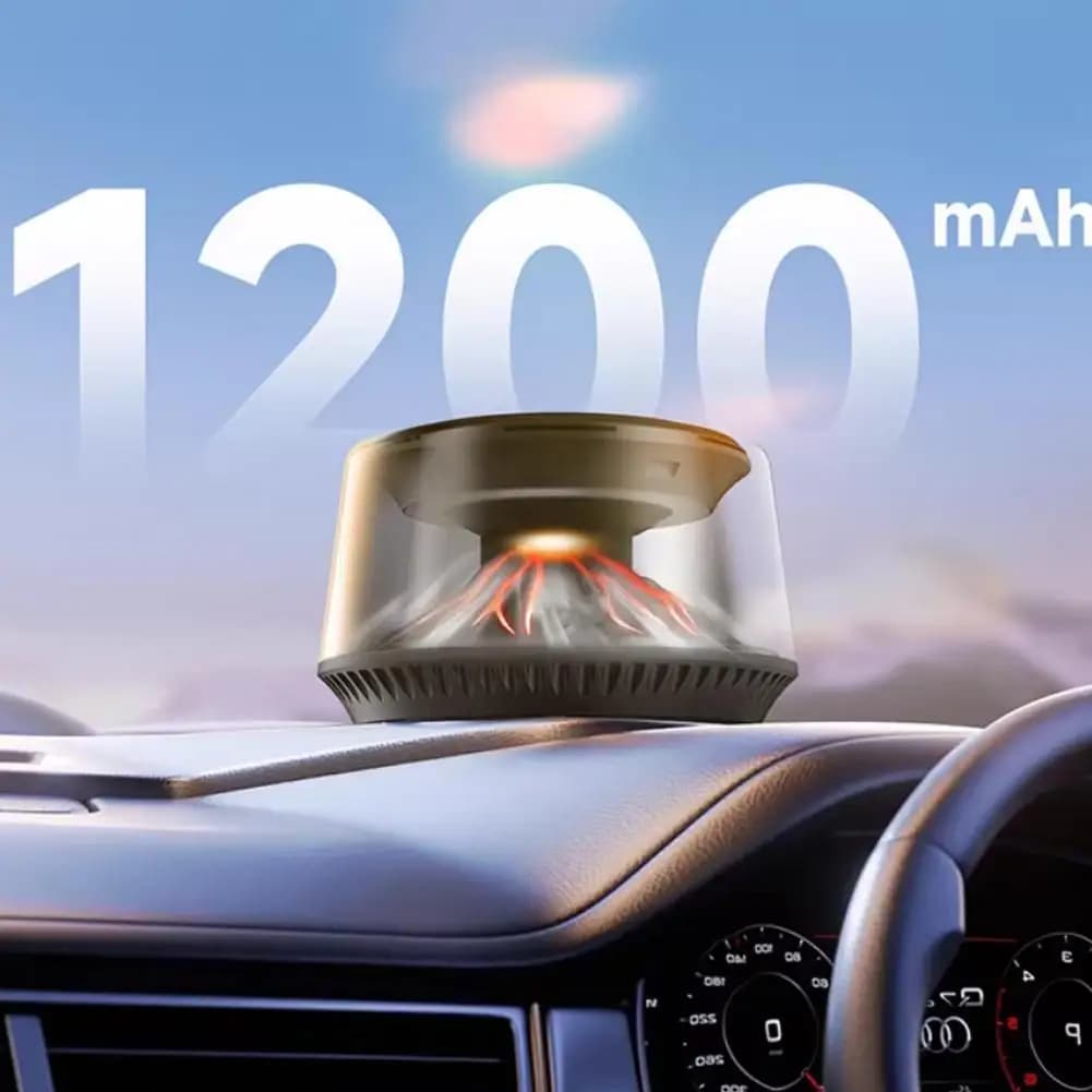 New Perfume Diffuser for Auto 2026, 360 ° Auto Spray Deodorant with Mirror Support, Auto Shape Decoration of Vulcan Iceberg