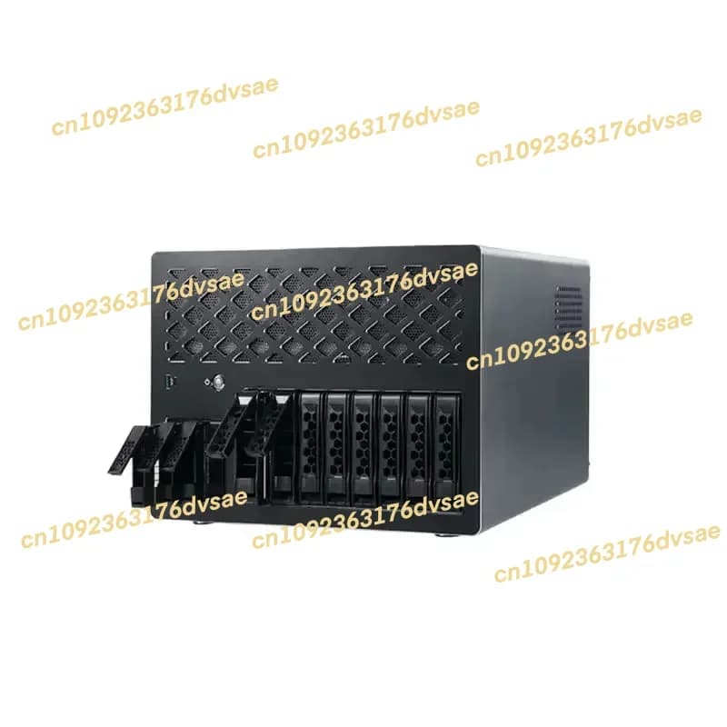 2025In magazzino NAS H8-Nvme U.2 Server di archiviazione su disco Mezza altezza Slot per scheda PCIE Scheda madre ATX Alimentazione ATX Hot