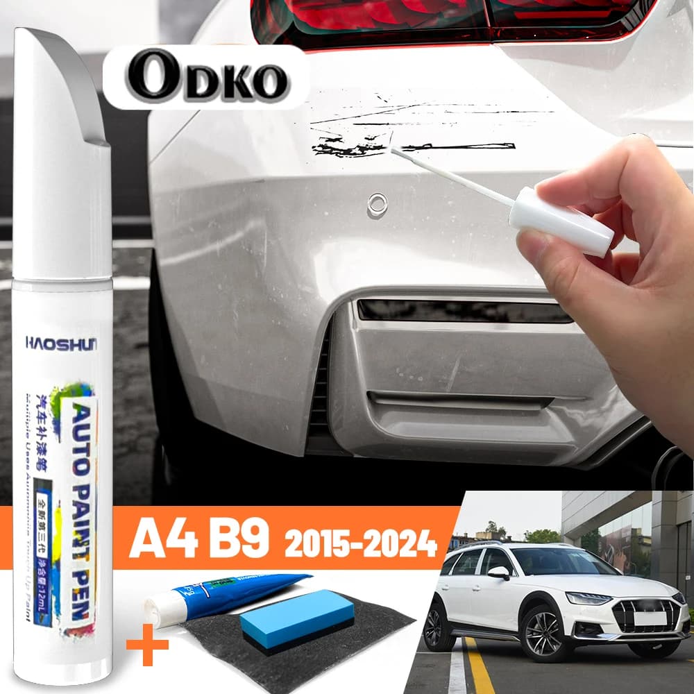 Penna per Vernice Auto, Riparatore di Graffi, Cera per la Cura della Vernice, Rimuovi Graffi per Audi A4 B9 8W 2015-2024 2019 2020 2021 2022 2023