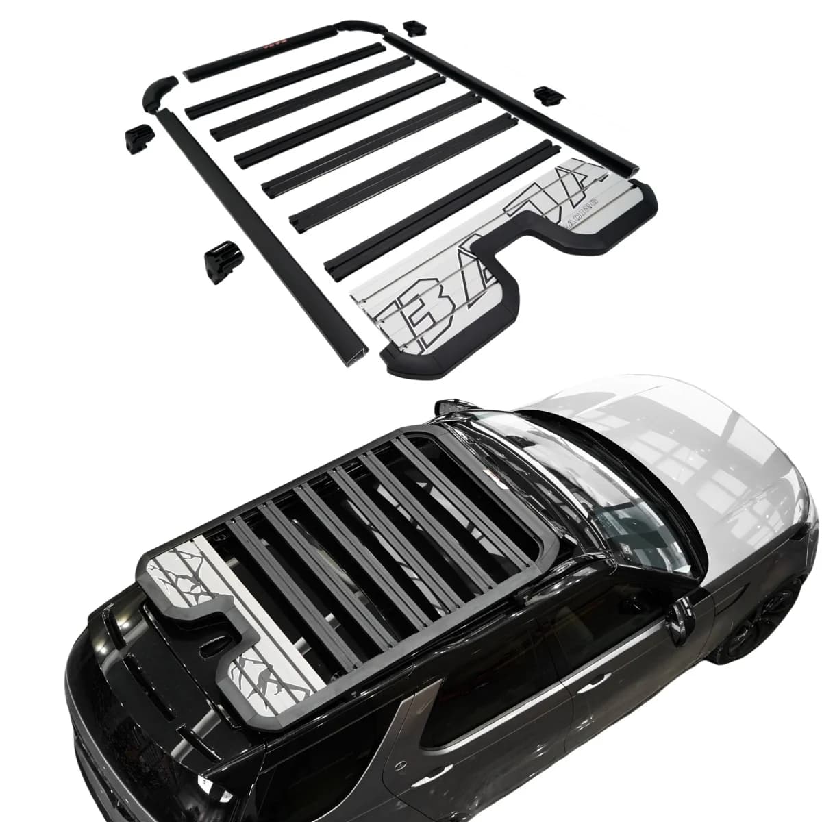 CAR ROOF RACK Cargo Carrier Rack Roof Platform Roof Basket Flat Platform for Discovery 5