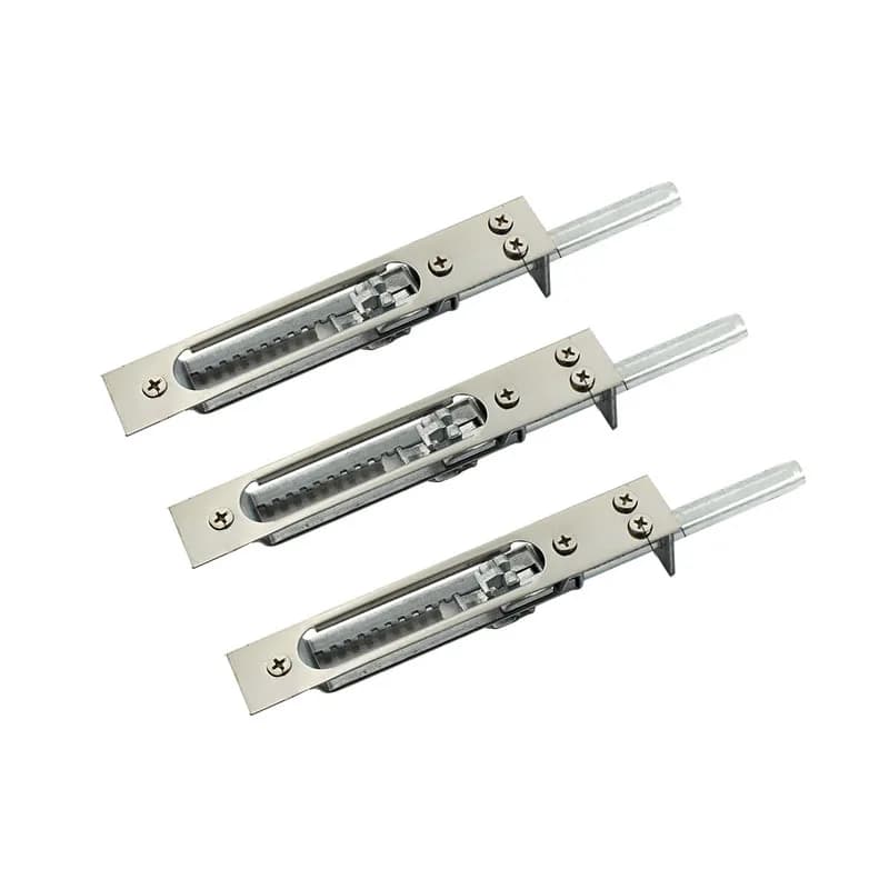 1PCS Spille Doppia Porta Nascosta Bullone Esteso In Acciaio Inox Invisibile Regolabile Antifurto Porta Nascosta Spina Hardware