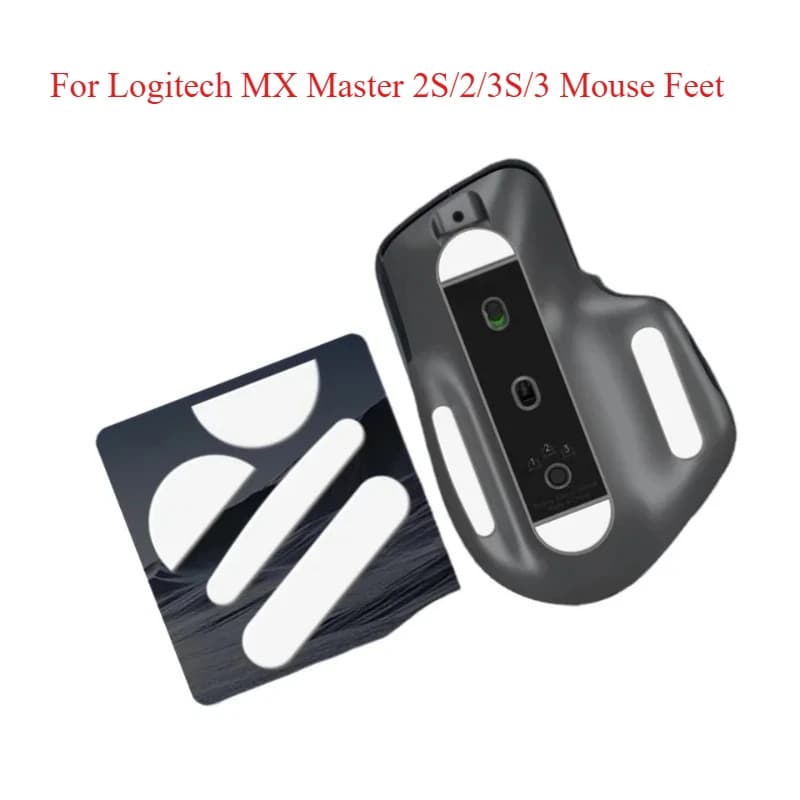 Pattini per mouse Smooth Glide Mouse Feet Ice Version Curved resistenti all'usura, per Logitech MX Master 2S/2/3S/3