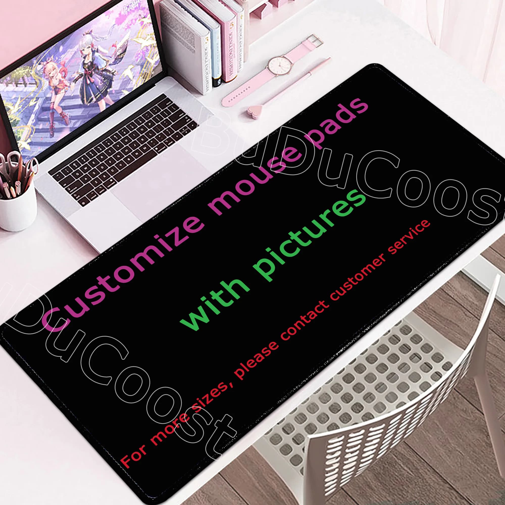 Tappetino da gioco personalizzato di grandi dimensioni,mousepad Your Image Tablet Laptop Gaming PC Tappetino per mouse 120x60 cm, gomma naturale, regalo personalizzato