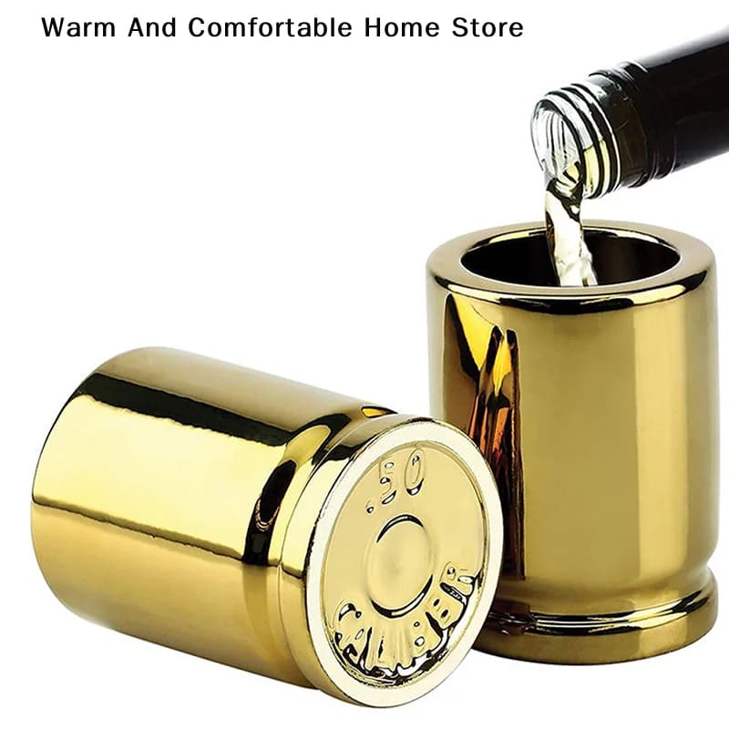 【SE】4 pezzi/set bottiglia per bevande da viaggio calibro proiettile tazza di vino whisky bicchiere da vino discoteca bar festa bicchiere da vino bicchiere da bere