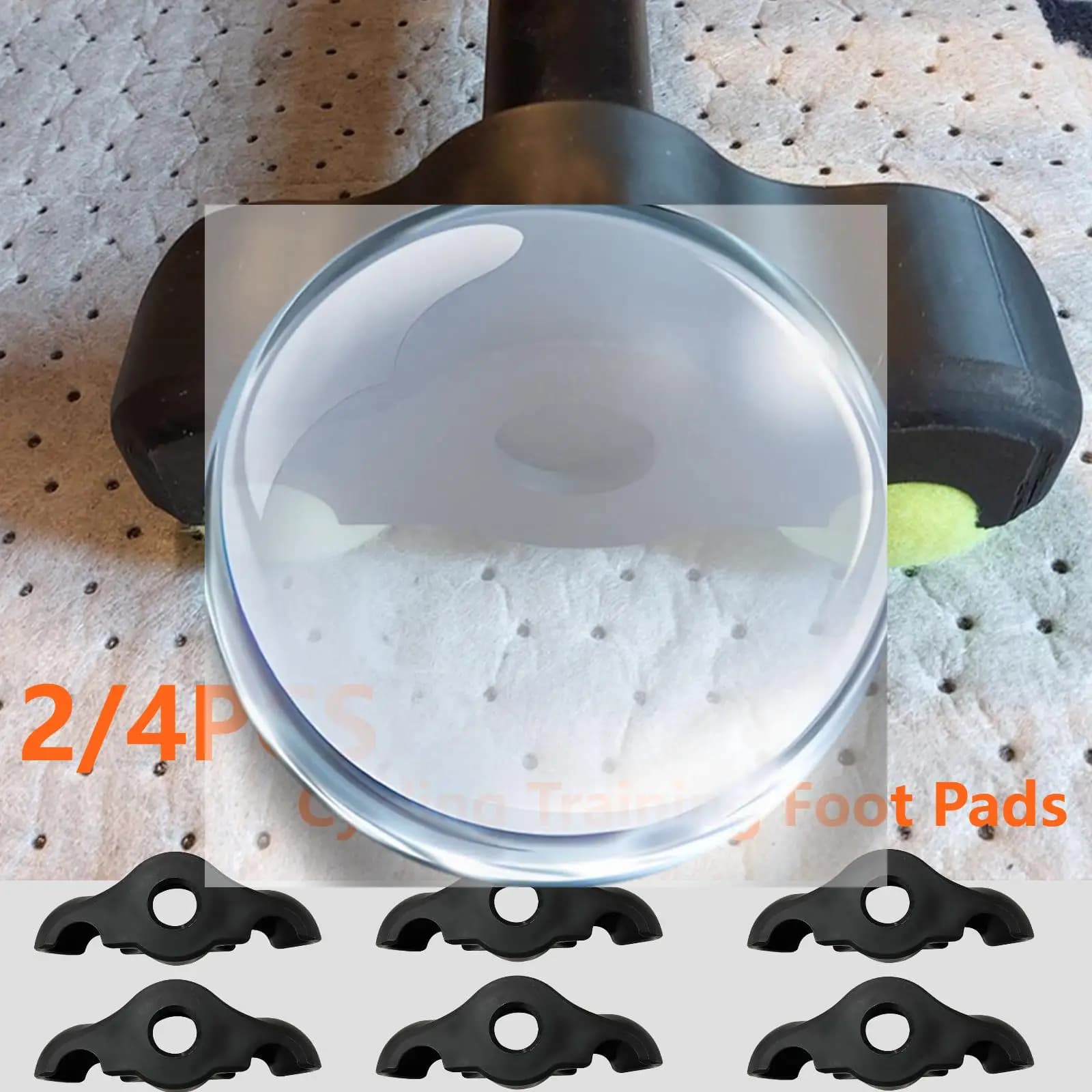Tappetini per palline da tennis Piedini per piastre bilancieri ammortizzanti Tappetini per ciclismo indoor per allenatore di bici intelligente Allenamento a casa (senza palla)