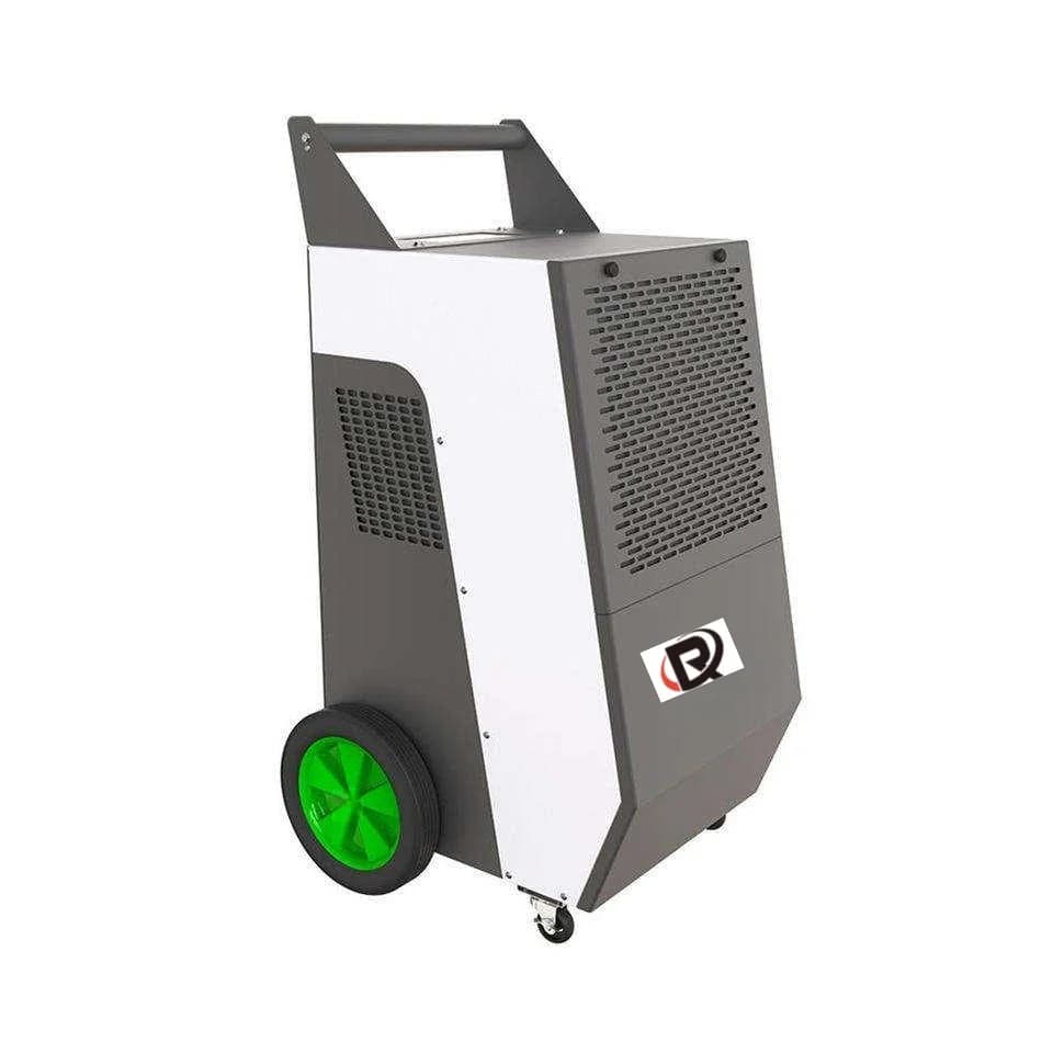 Deumidificatore Portatile Industriale da 90L con Serbatoio d'Acqua da 10L, Deumidificatore Commerciale a Spinta Manuale