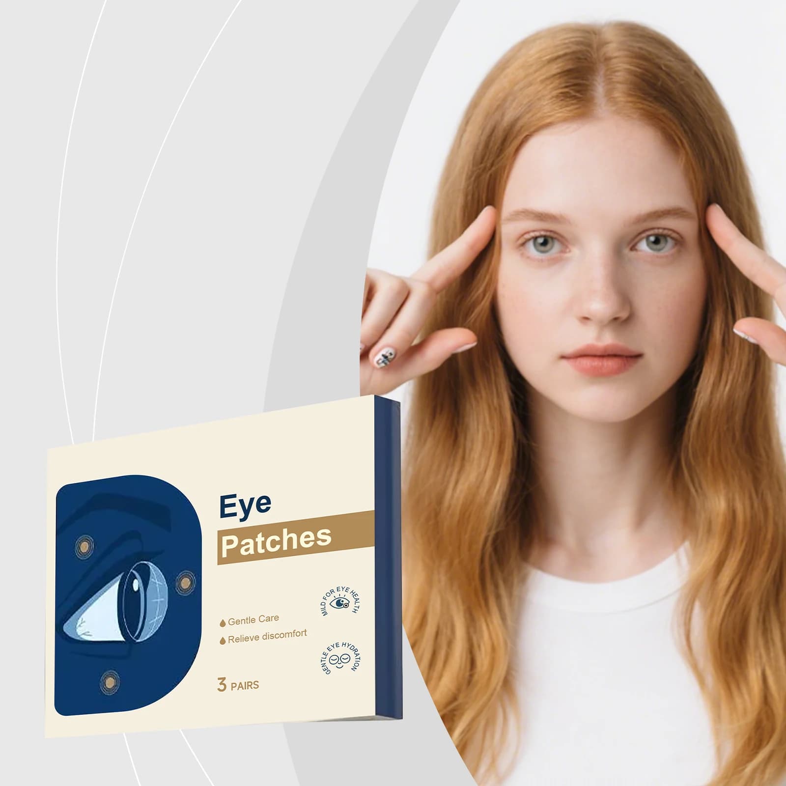 Mint Eye Soothing Patch Provide Cooling Comfort Relieve Tiredness Eyes Hydrating And Moisturizing Suitable For Daily Eye Care
