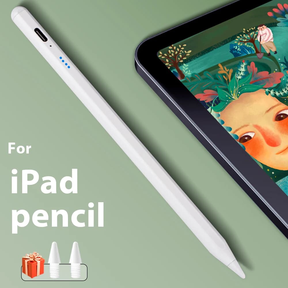 Per IPad Matita Per 2018-2022 IPad E IPad Pro Tablet Stilo Con Adsorbimento Magnetico Apple Matita Indicatore di Alimentazione A LED Stilo