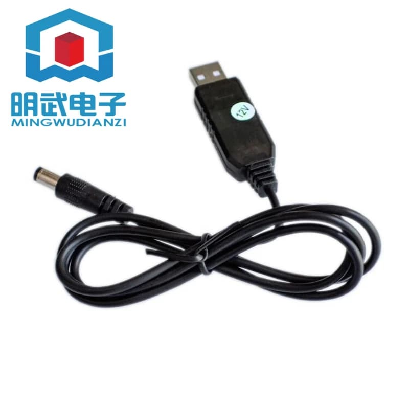 Cavo USB Boost DC-DC 5V/9V/12V, Modulo di Alimentazione con Interfaccia DC 5.5*2.1MM