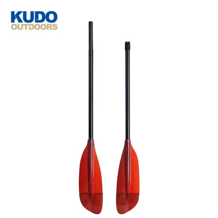 Regolatore di lunghezza della pagaia per kayak da acqua bianca conveniente di colore rosso per kayak