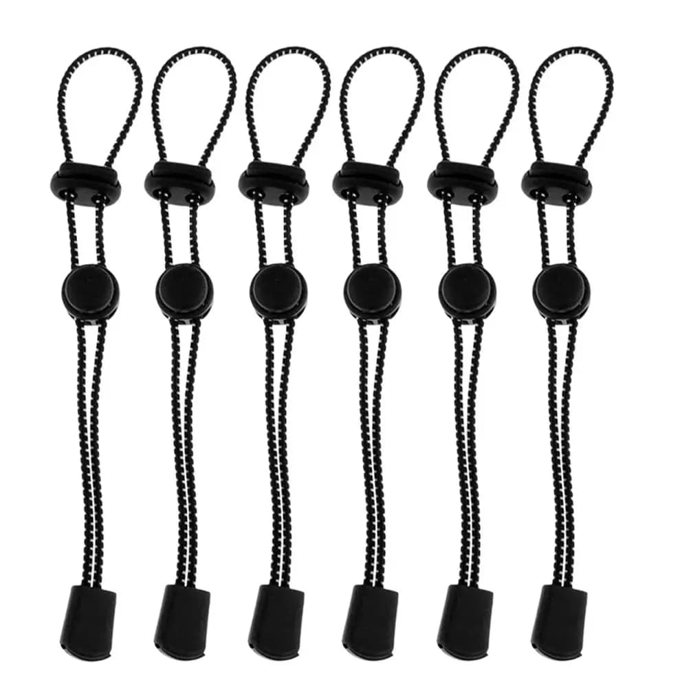 Set of 6 Supports for Trekking Sticks, Adjustable Elastic Horn, Stroller Stick Buckle, Hiking and Mountaineering Accessories