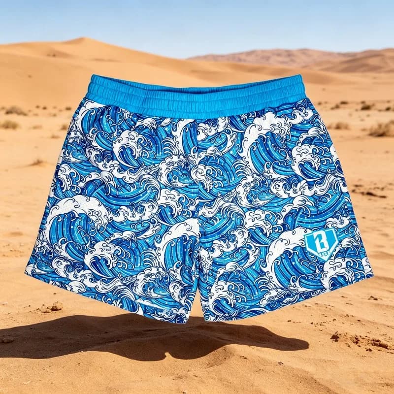 Nuovi Pantaloncini Estivi per Bambini/Giovani, Stile Baseball, Pantaloncini da Nuoto Oversize Traspiranti ad Asciugatura Rapida per Uomo