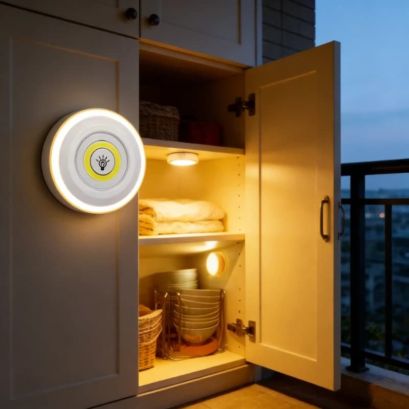 Luce LED Dimmerabile Sottopensile con Telecomando, Luce a Batteria per Armadio, Bagno e Illuminazione Notturna
