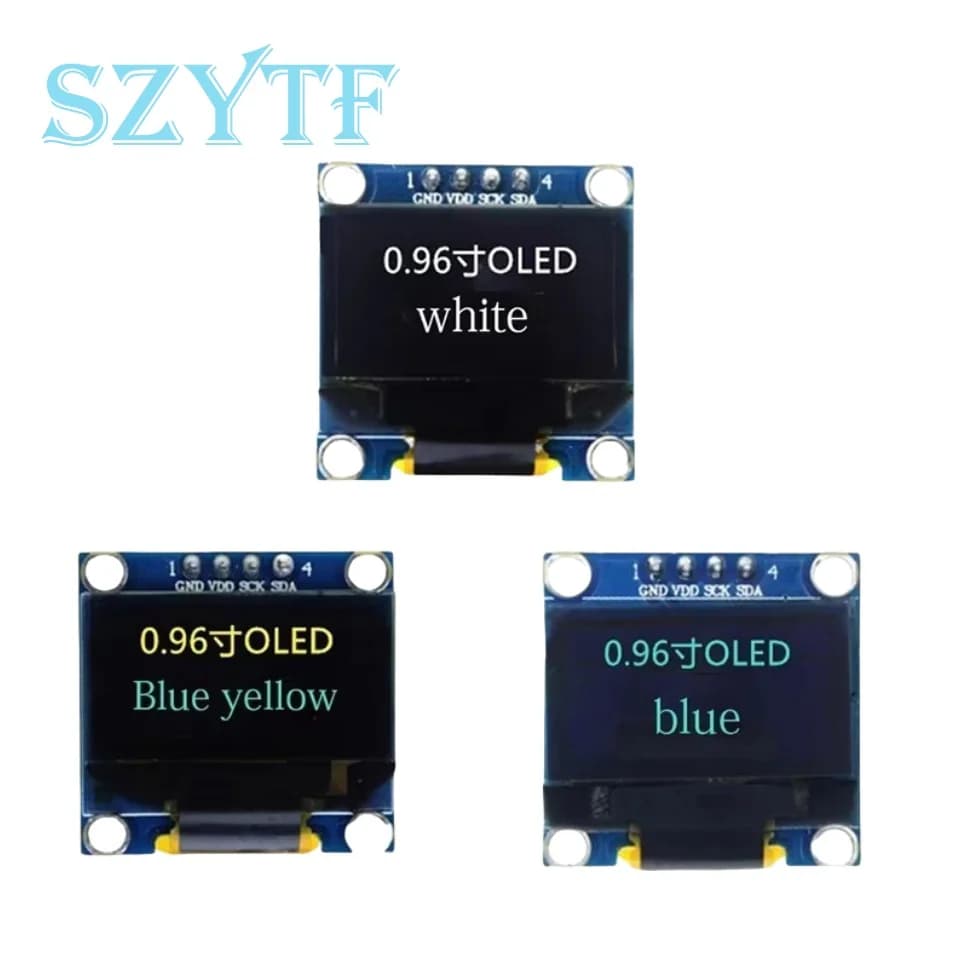 OLED 128X64 LCD display module blue/white/yellow blue color for Raspberry Pi Arduino 0.96 I2C serial IIC