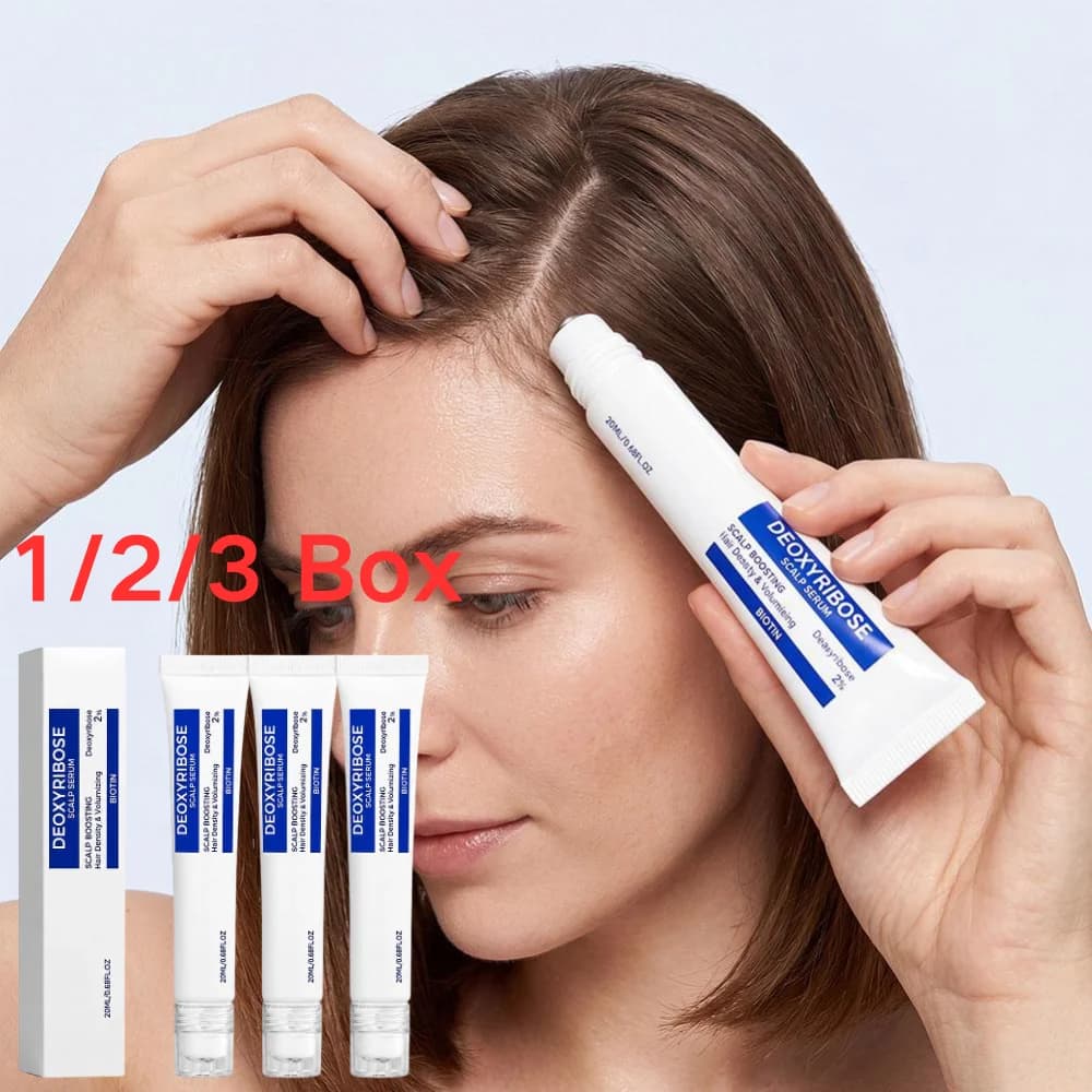 Deoxyribose Biotin Scalp Serum 1/2/3/5pcs Refreshing Non-Greasy Scalp Care Roller Ball Hair Nourish Daily Hair Care Serum