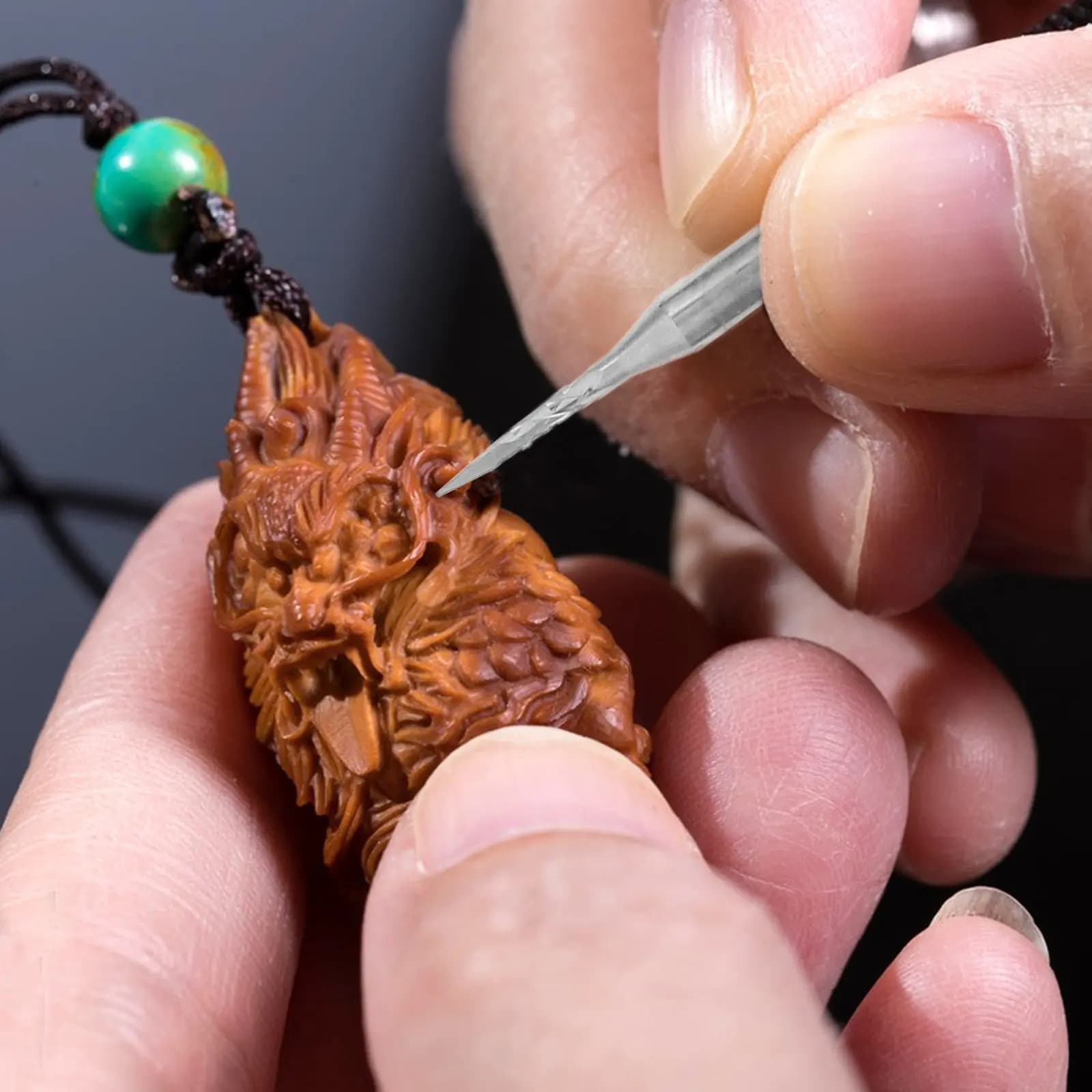 Set di 4 frese rotanti di precisione in carburo di tungsteno per incisione e intaglio, per la creazione di gioielli, perline, scultura su pietra e legno, diamante