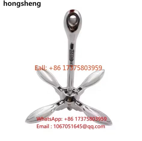 Hot Sale Stainless Steel 316 Folding GRAPNEL Anchor,Customized Various Sizes ,Boat Accessories,Sinooutput Marine Parts,