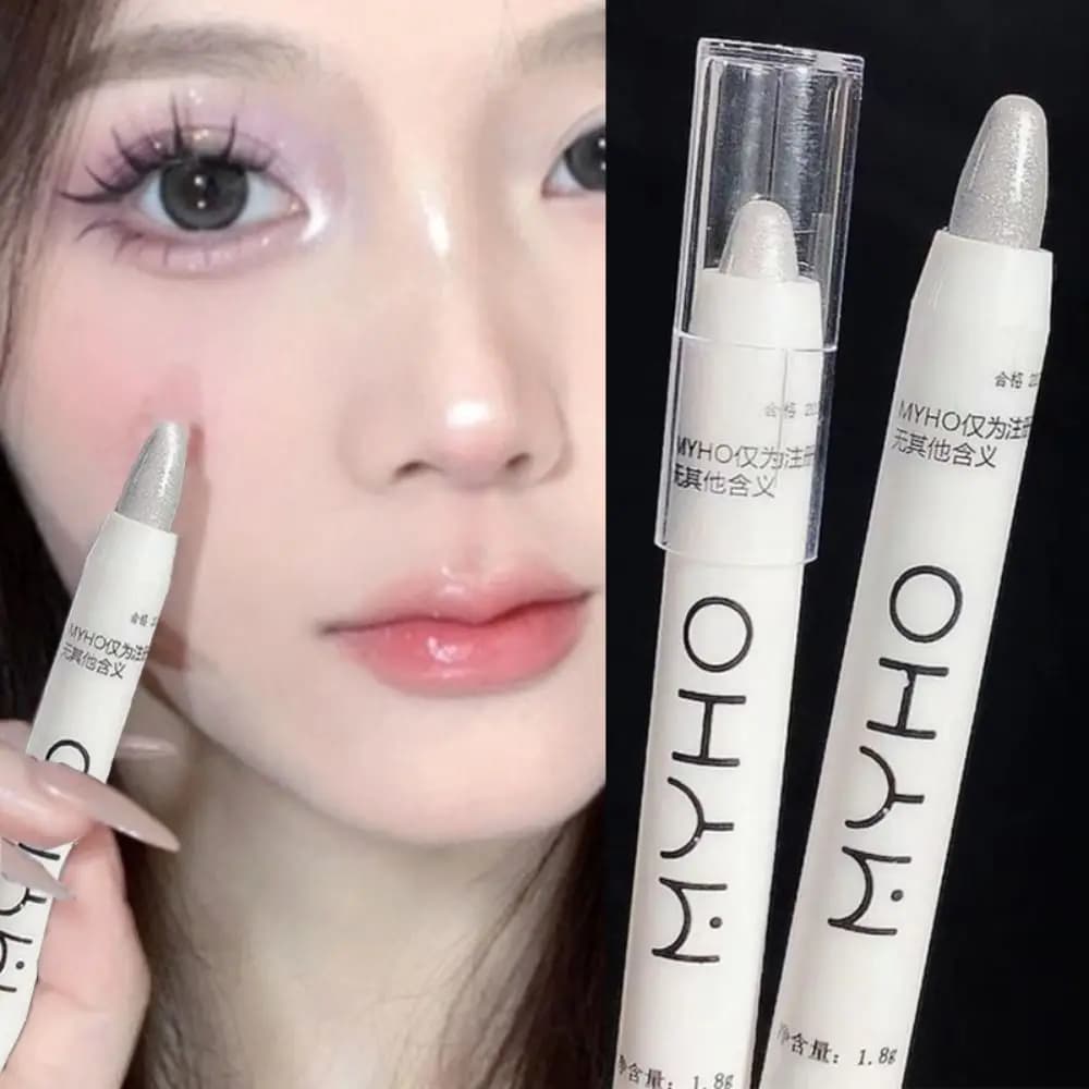 Shadow Liner Stick Women Cosmetics Glitter Eyeshadow Pen White Highlighter Pencil Diamond Silkworm Pencil Lying Silkworm Pencil