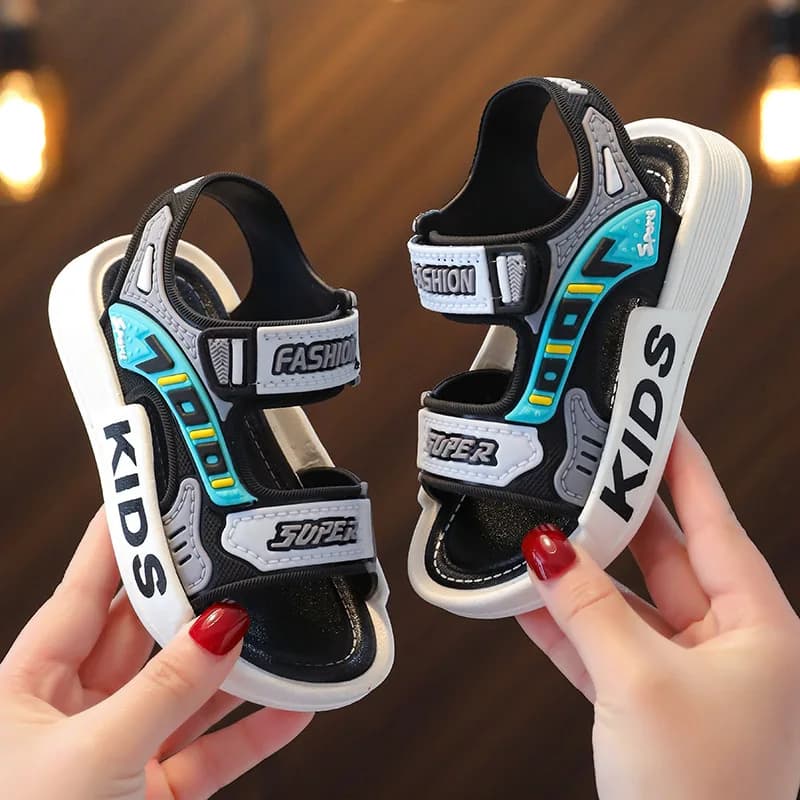 sandalias 23 Boy Fashion Kids Sandals Summer Children's sneakers Anti-slip Soft sole Casual beach shoes Kids shoes zapatos niña
